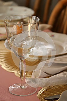 Wineglass at Table 1