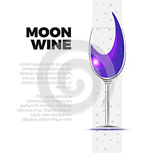 Wineglass vector illustration