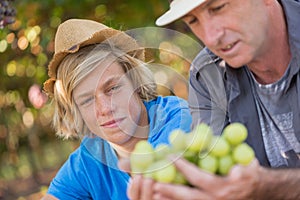 Winemakers father share its experience with son