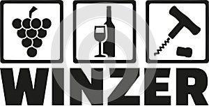 Winemakers icon - german