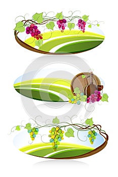 Winemaking emblems