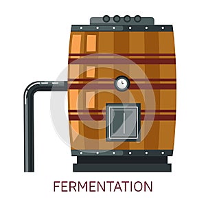 Winemaking fermentation barrel grape alcohol drink production