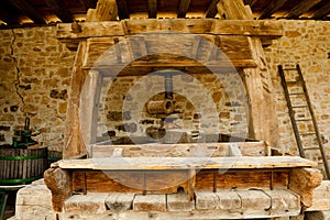 Winepress in Alsace