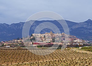 Wineries in Laguardia. Vineyards and wineries in laguardia, Rioja Alavesa, Euskadi