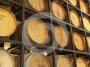 Winery barrels