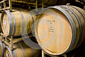 Winery barrels photo