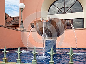 Winery fountain