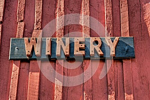 Winery Sign