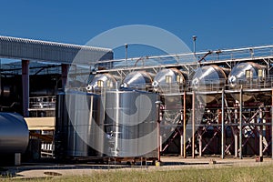 Winery With Stainless Steel Tanks