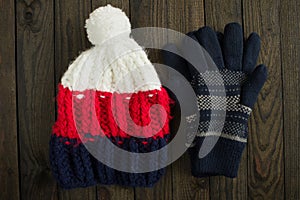 Winetr hat and gloves