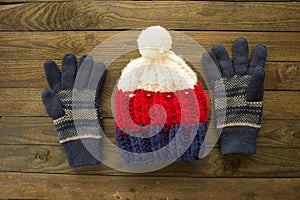 Winetr hat and gloves