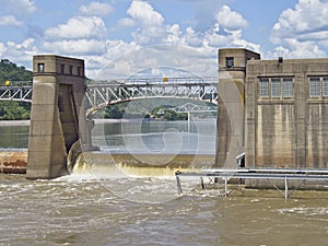 Winfield WV Lock`s and dam up close