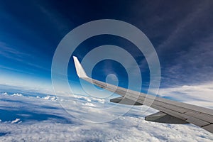 Wing of an airplane