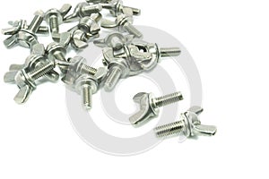 Wing bolt screws.