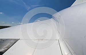 Wing of Concorde, the supersonic airliner photo