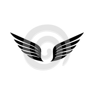 Wing Falcon Logo Template vector illustration