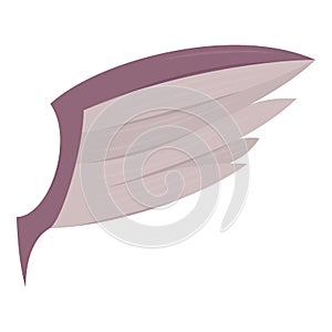 Wing icon, cartoon style