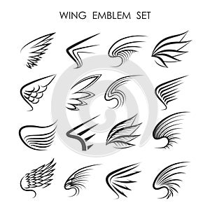 Wing Logo set