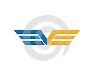 Wing Logo Template Vector Icon Design