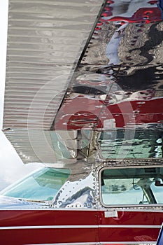 Wing of on small airoplane