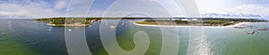 Wingaersheek Beach aerial view, Gloucester, Massachusetts, USA