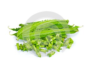Winged Beans on white background