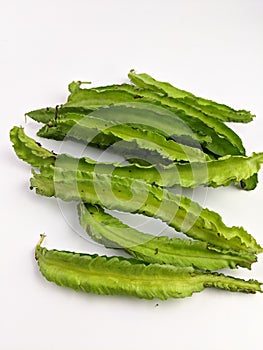 winged beans on a white isolated background