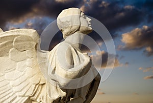 Winged Democracy at Sunset