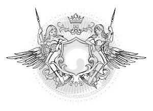 Winged emblem