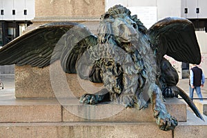 Winged lion