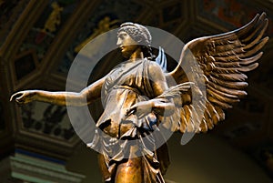 Winged Victory ancient sculpture of Nika
