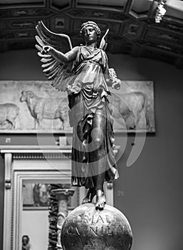 Winged Victory ancient sculpture of Nika