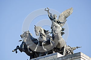 Winged Victory on Wellington Arch Monument