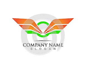 wings logo symbol for a professional designe