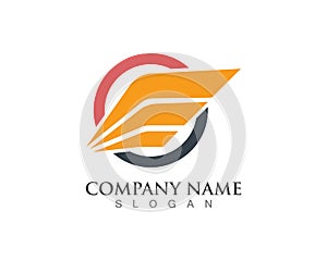 wings logo symbol for a professional designe