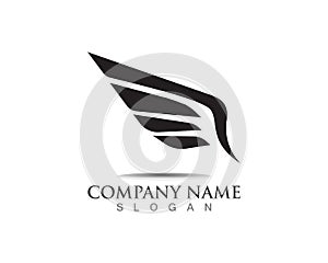 wings logo symbol for a professional designe