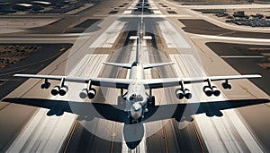 Wings of Might: Strategic Bombers Patrolling the Boundless Sky.