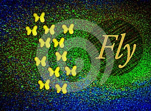 Wings of Motion â Fly Scribble Spray Art