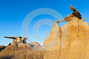 The Wings rock formation in Bisti Wilderness area, New Mexico