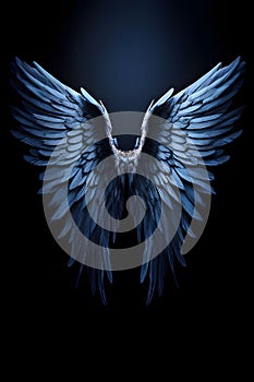 Wings of Serenity: Isolated Angelic Feathers