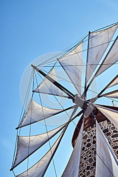 Wings of a traditional windmill