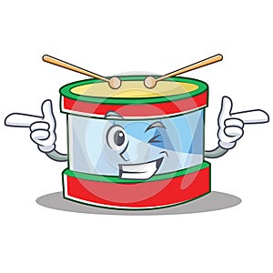 Wink toy drum character cartoon