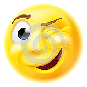 Winking Emoji Emoticon