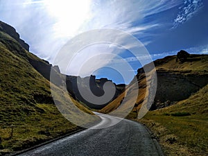 Winnats Pass .. High Peak Derbyshire.. England.....