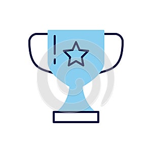 Winner Cup related vector icon