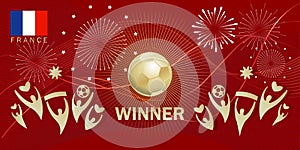 Winner goal FRANCE Football 2018 Russia World Cup Soccer