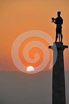 Winner monument in Belgrade