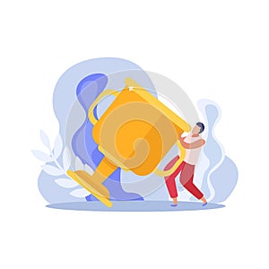 Winner People Flat Icon