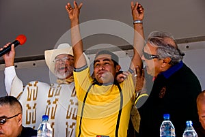 Winner of Taco eating contest