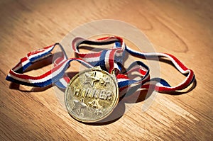 Winners gold medal